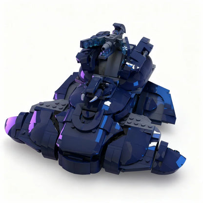 813pcs MOC T26 Zurdo Pattern Wraith Mortar Tank Halo Space Model Building Blocks Creative Gift DIY Display Decor Adult Premium