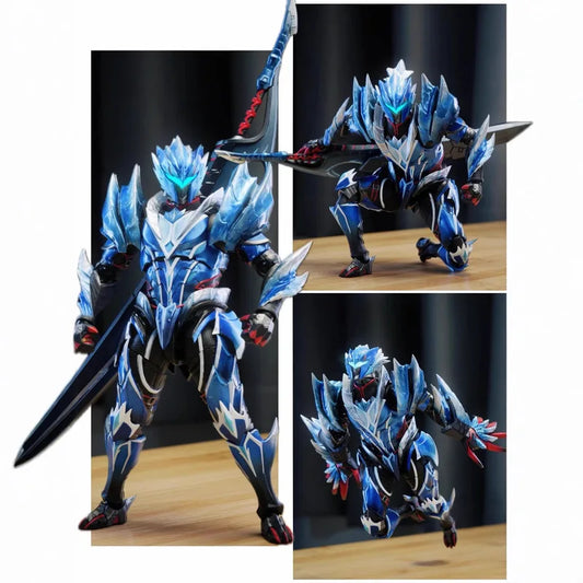 Revoltech Amazing Yamaguchi Lunagaron Monster Hunter Rise Articulated Action Figure Collectible Model For Adult Hobby Display
