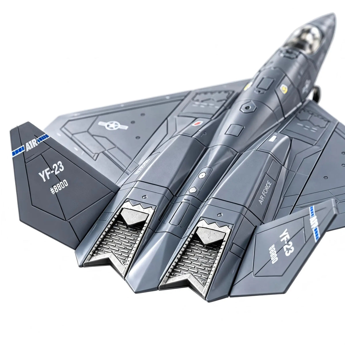 1/72 Scale YF-23 Stealth Fighter Jet Model ABS Plastic Simulation Military Aircraft Static Display Collection Toy Gift