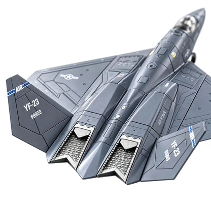 1/72 Scale YF-23 Stealth Fighter Jet Model ABS Plastic Simulation Military Aircraft Static Display Collection Toy Gift