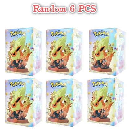 8 style Pokémon Action Doll Pikachu Adventure Eevee Blind Box Anime Model Desktop Decorations Pok é mon Toys Fans Birthday Gift