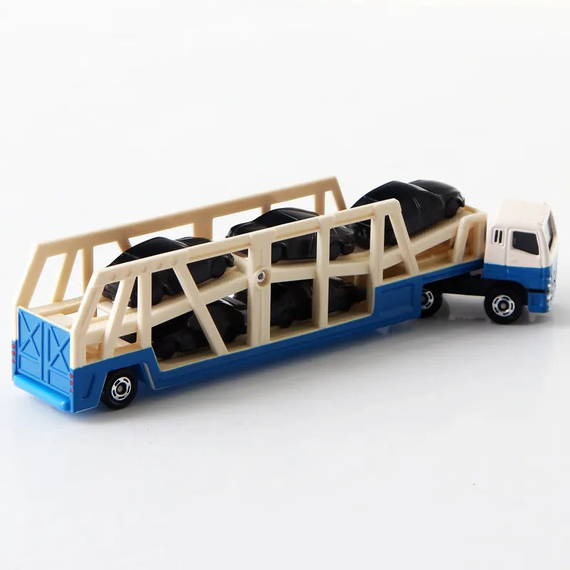 Takara Tomy Tomica No.131 Mitsubishi Fuso Car Transporter Diecast Long Vehicle Toy Gift for Boys Kids In Stock