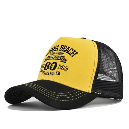 New Fashion Spring Summer Printed Mesh Breathable Baseball Cap Gorras Personality LOGO for Men WomenCouples Visor Hat Casquette