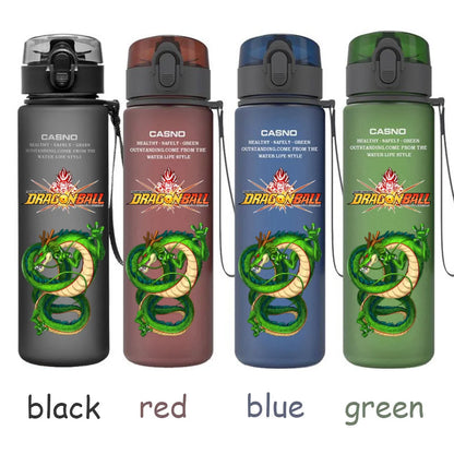 560ML Dragon Ball Water Cup Children Portable Plastic Goku Vegeta Bulma Cartoon Outdoor Large Capacity Sport Water Bottle Gift