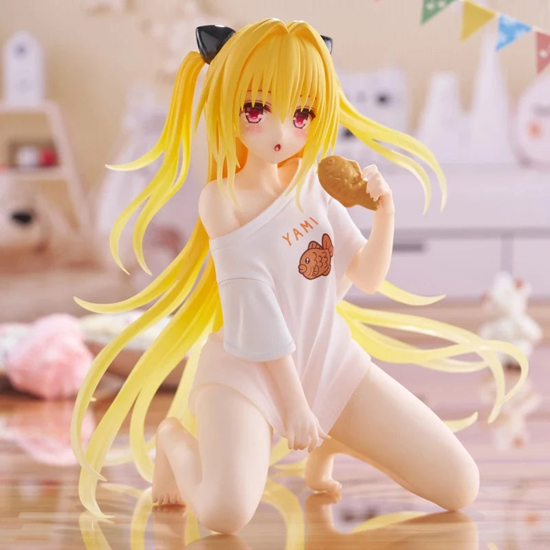 13cm To Love-Ru Darkness Konjiki no Yami Anime Girl Figure LOVEru Yui Kotegawa/Golden Darkness Action Figure Model Doll Toy Gift
