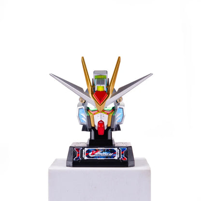 In Stock Head Sculpt Rechargeable Glowing Breath Light Exia Strike Freedom Car Ornament Desktop Display Trendy Collectible Decor