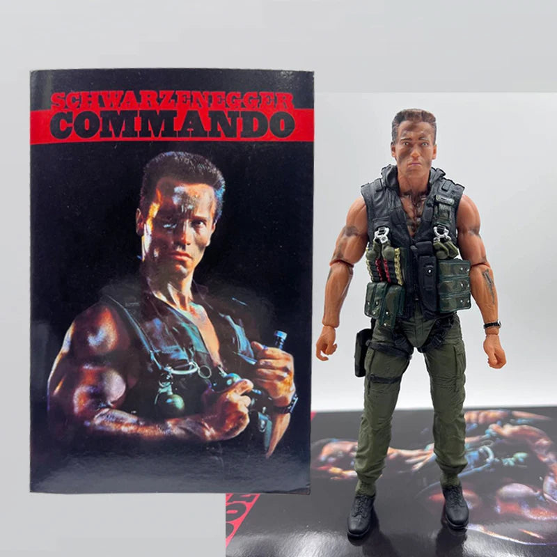 Figure Terminator 2 Judgment Day T800 Sarah Connor T-800 Arnold Schwarzenegger Commando Action Figure Model Collectible Toy