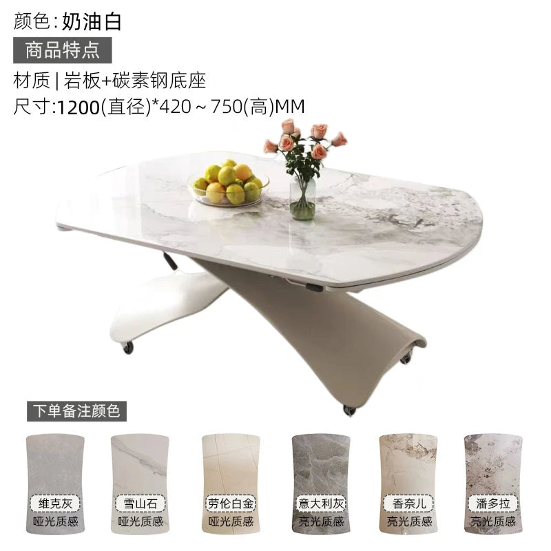 Nordic Modern Coffee Tables Premium Aesthetic Multifunction Convertible Coffee Tables Trendy Simple Table Basse Furniture Home