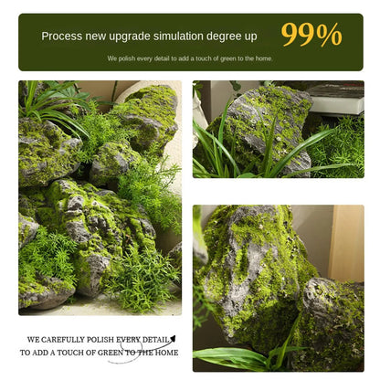 1 Piece Simulated Moss Stone Fake Rock For Indoor And Outdoor Garden Decoration Artificial Landscape Home Decoration