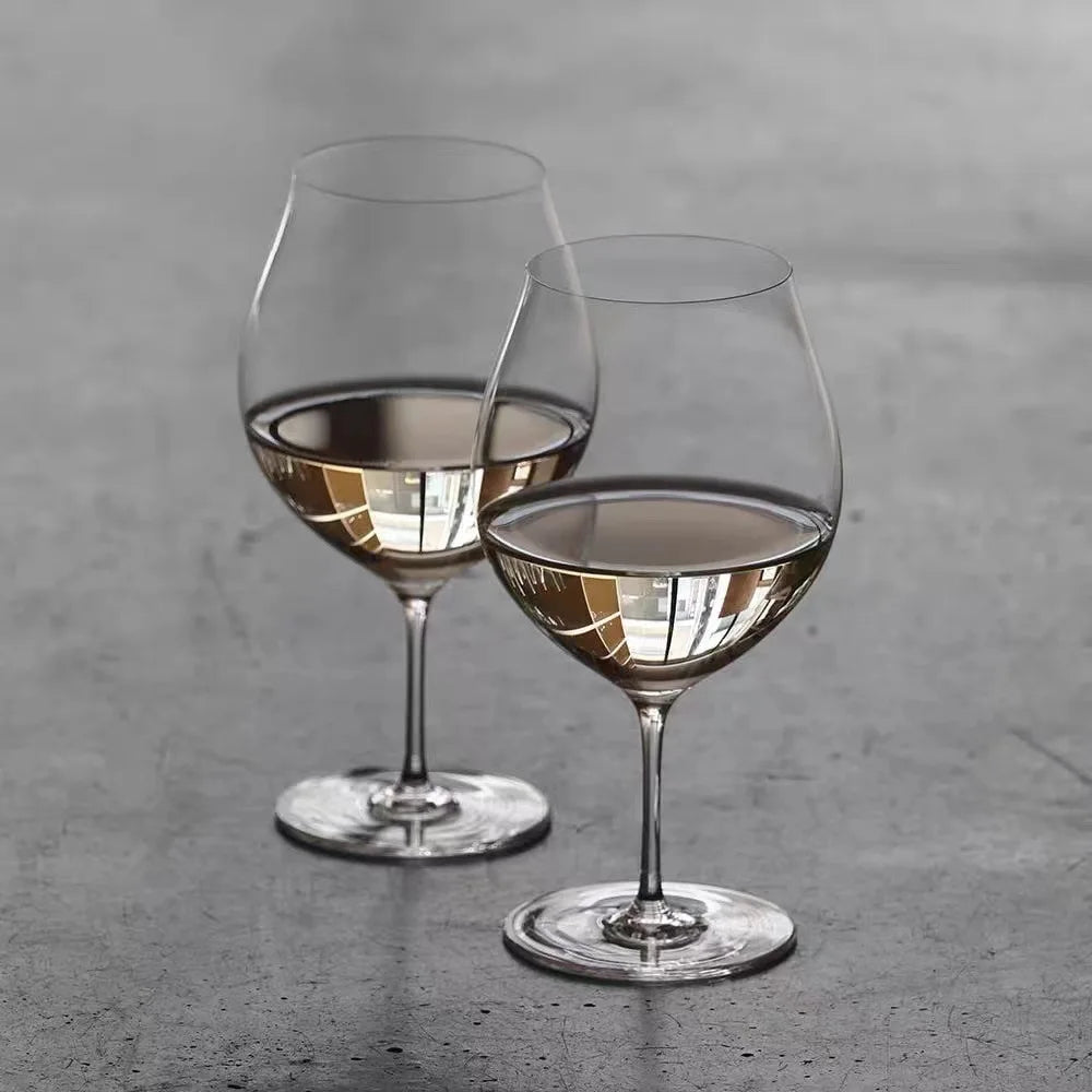 430ML Japanese Kimura Tulip Goblet Ultrathin Crystal Wine Glass Handmade Ultra Thin Aperitif Sparkling Wine Glass Soda Drink Cup