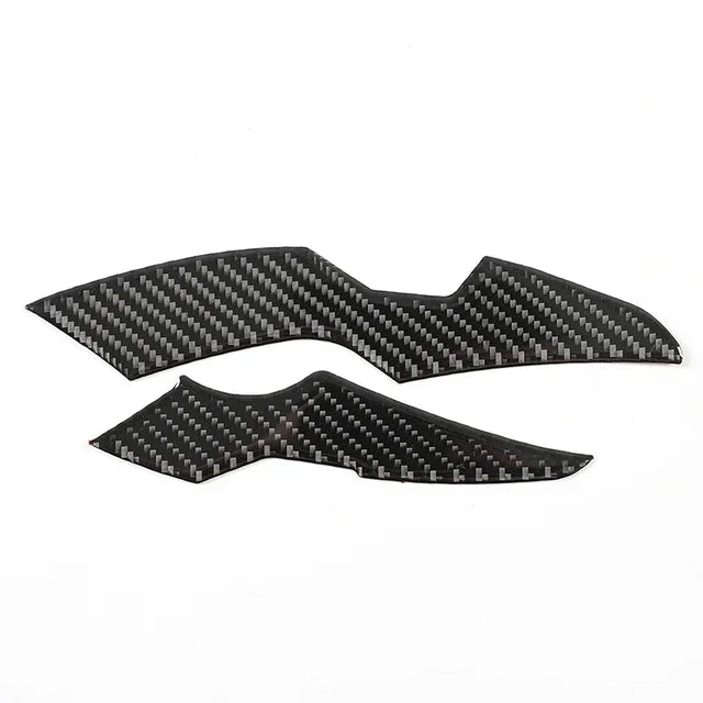 For Mazda MX-5 2016-2023 Soft Carbon Fiber Car Front Windshield Glass Both Sides Trim Cover Sticker Car Protection Accessories