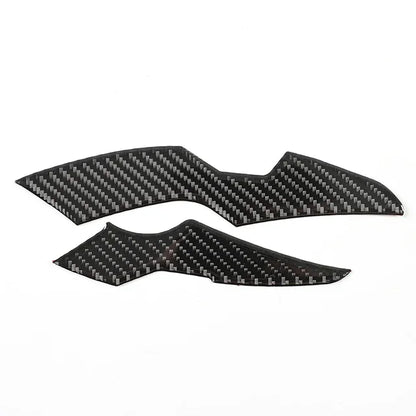 For Mazda MX-5 2016-2023 Soft Carbon Fiber Car Front Windshield Glass Both Sides Trim Cover Sticker Car Protection Accessories
