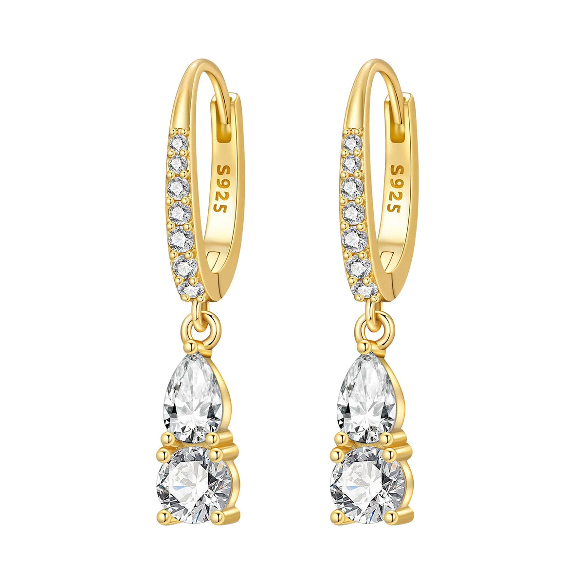 Original 925 Sterling Silver Planet Starlight Earrings Fashion 18K Gold Hoop Earring for Women Piercing Jewelry Aretes Gifts