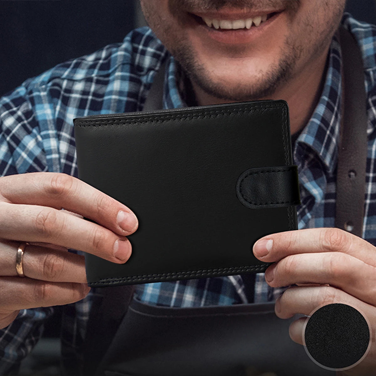 1pc Elegant PU Leather Large Capacity Slim Design Wallet With Multi-Card Slots, Ideal Gift For Men