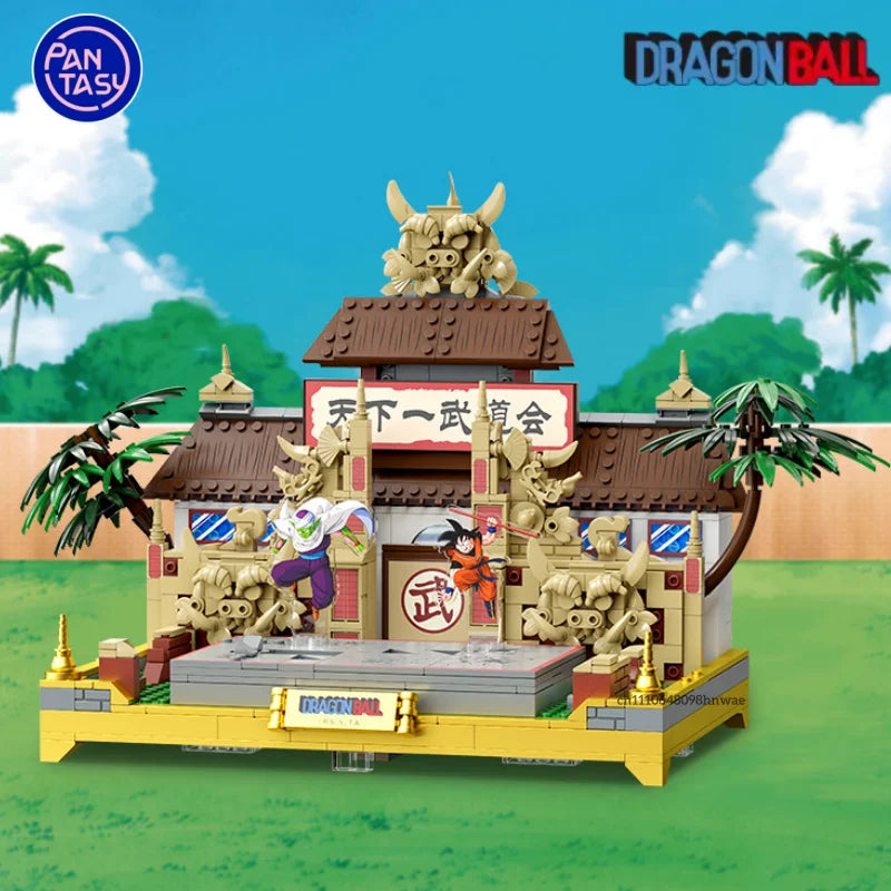 Pantasy Dragon Ball Series Building Blocks World Martial Arts Tournament Assembly Model Goku Toy Figurine Gift
