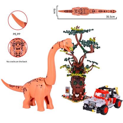 Jurassic Dinosaurs World Animal Park Blocks Building Brick Dinosaur Figures City Dino Robot Dinosaurios Toys For Children Gifts