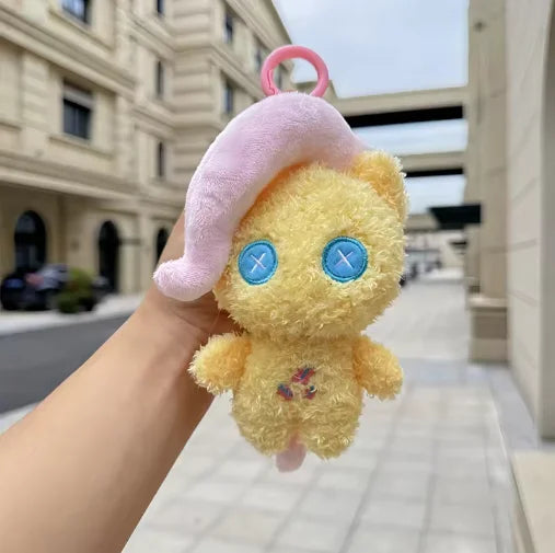 Kawaii My Little Pony Plush Backpack Pendant Keychain Twilight Sparkle Fluttershy Pinkie Pie Cute Bag Decoration Toy Gift