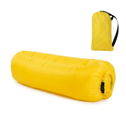 Inflatable Air Lounger Sofa Portable Quick Inflate Waterproof Camping Couch Beach Chair Poolside Travel Outdoor Sleeping Mat