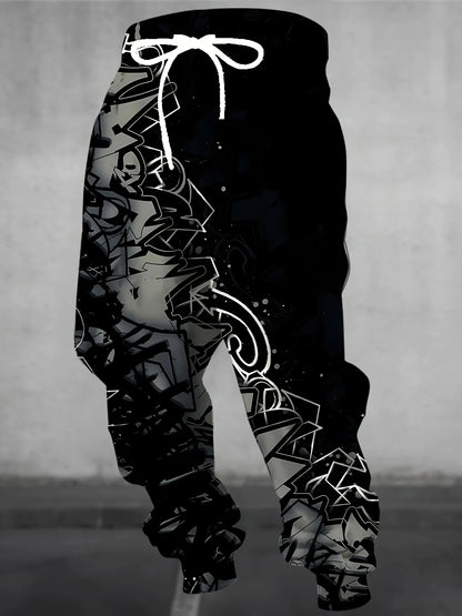 2026 Autumn and Winter Hot Selling Fashion Dark Cool Gothic Texture Men's Casual Sports Outdoor Jogging Pants Kids Pants