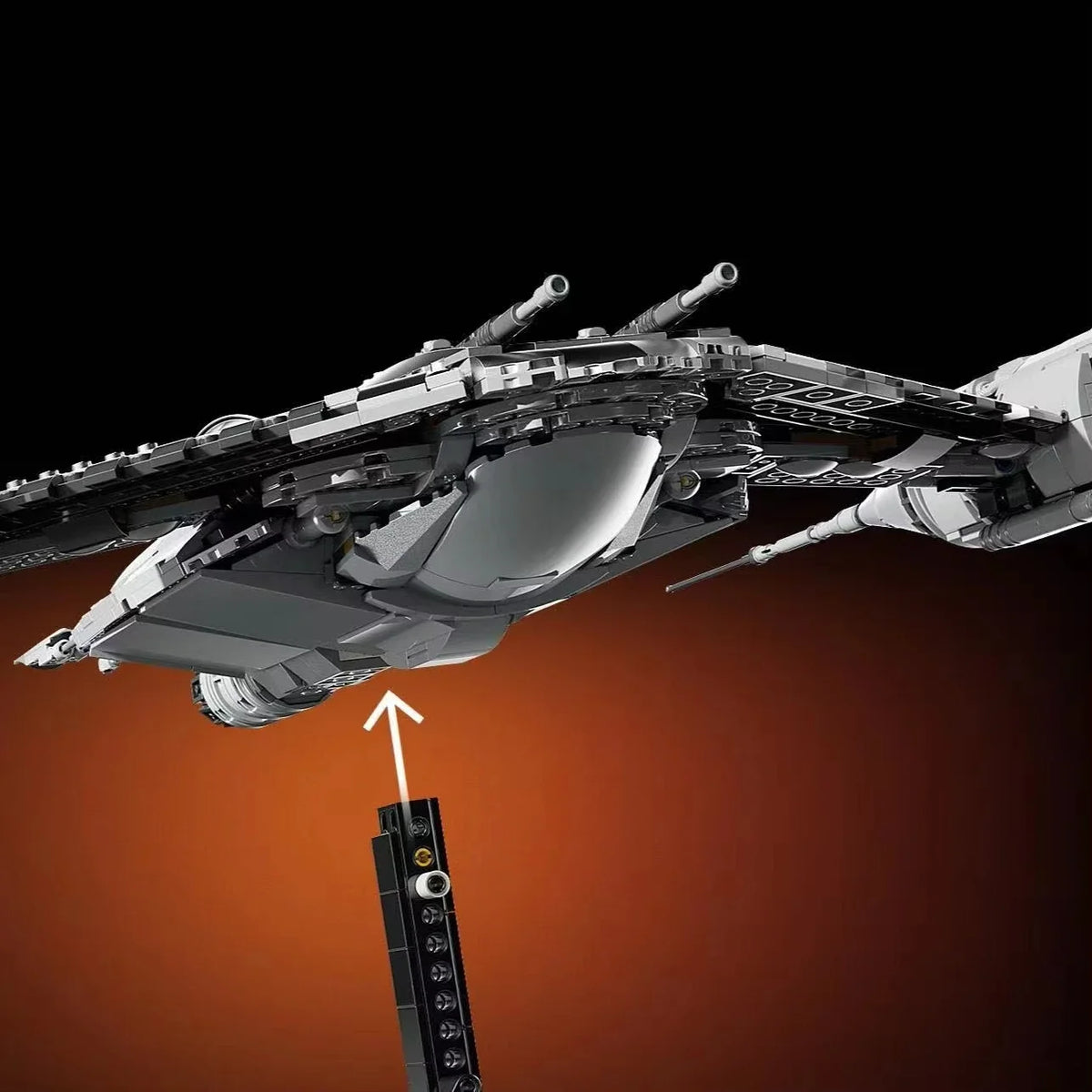 1809PCS Space MOC N-1 Starfighter model building block collection Display Model Adult high-tech toy gift