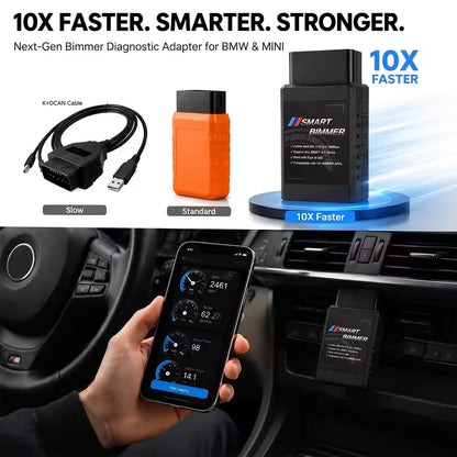 Enet Wifi Adapter for BMW F/G/I Series Mini Toyota Supra A90-Wireless OBD2 Diagnostic Cable for BimmerCode BootMod3 XDelete MHD