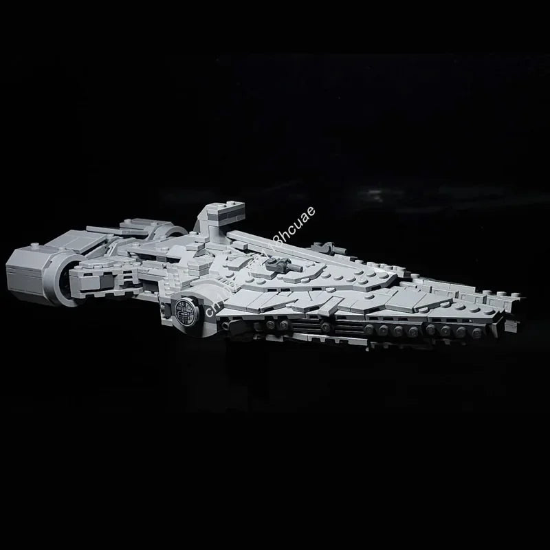 NEW 654PCS MOC Space Imperial Light Cruiser Midi Version Building Blocks Model Diy Creative Assembly Educational Toy Kid Gift
