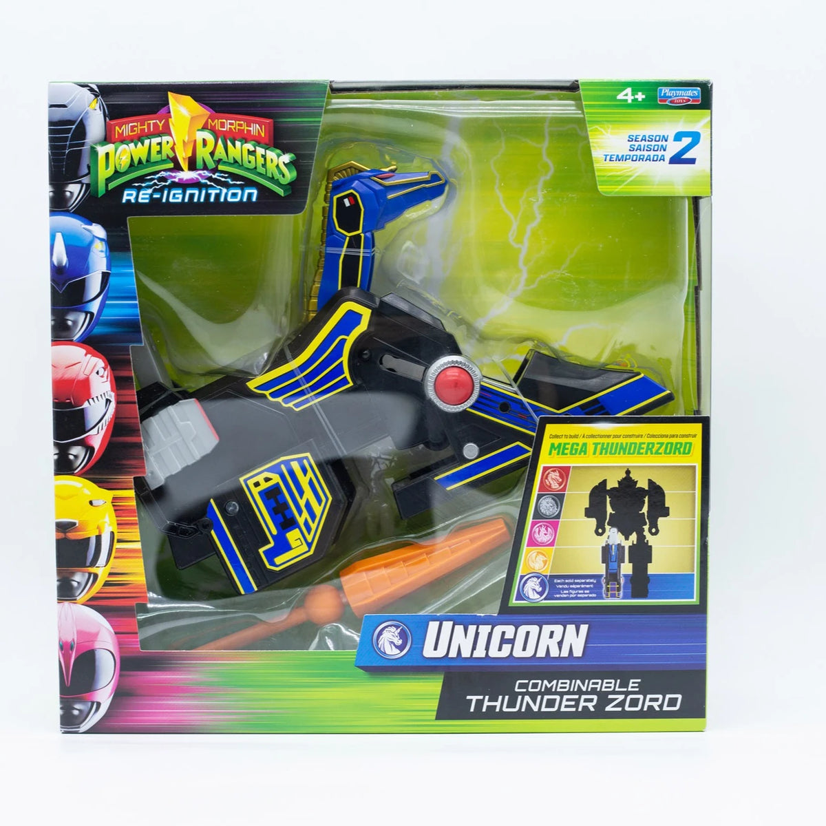 Playmates Power Rangers Mega Thunderzord Action Figure Re-Ignition Ultimate Combiner Robot Collect Lord Zedd Tigerzord Dinozords