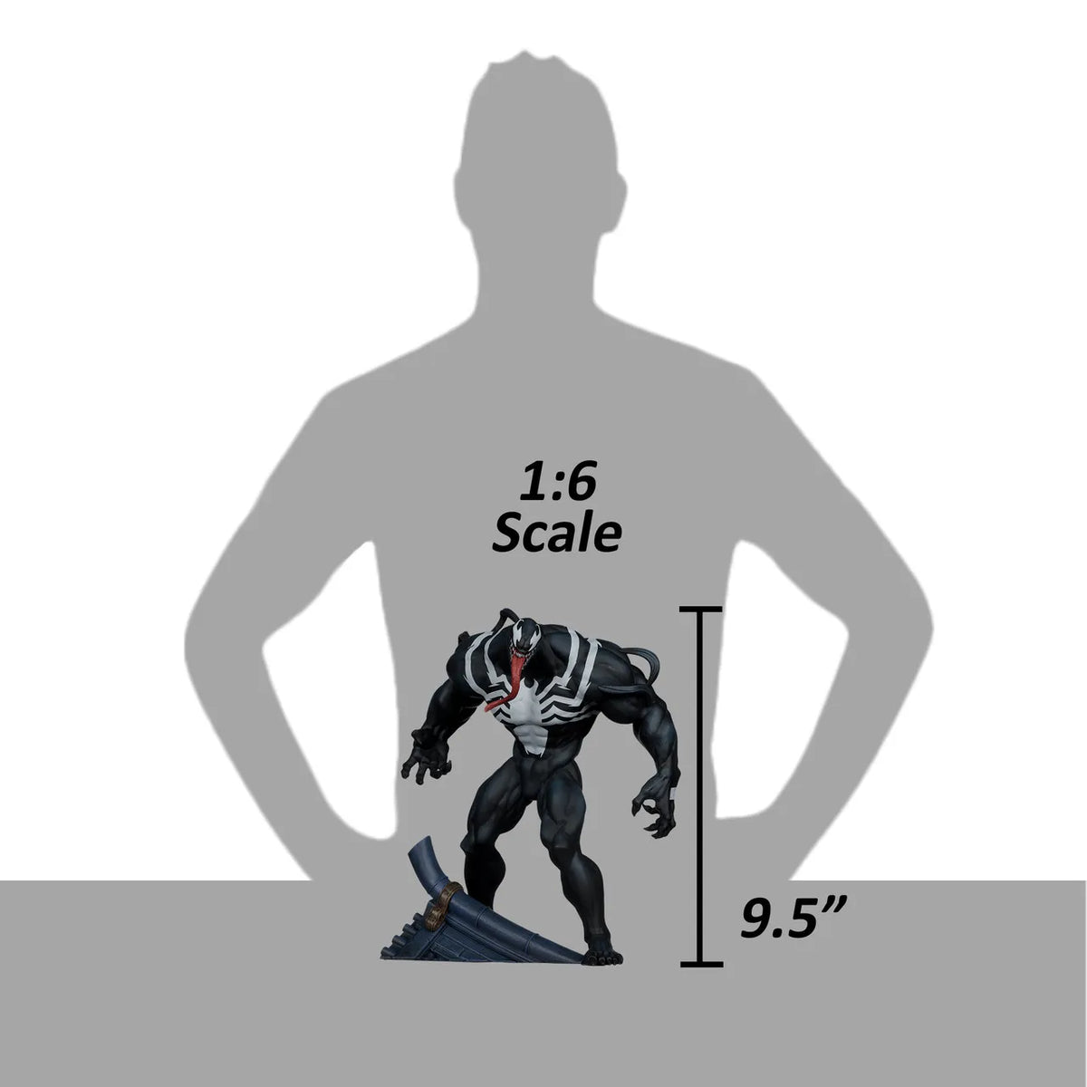 McFarlane Toys Marvel Rivals Platinum Variant Hulk/Venom/Spider Man 1:6 Scale Posed Figures Statue Model Doll ﻿
