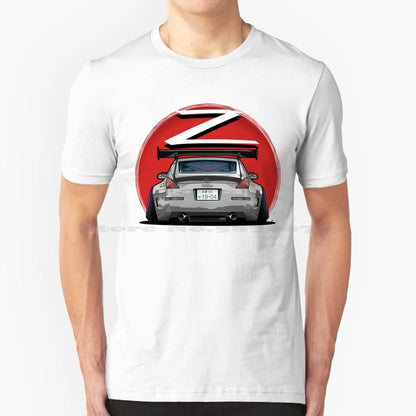 Nismo Fairlady 350z Z33 Gray 100% Cotton Hoodie 350z Nismo Z33 Midnight Blue Car Graphic Osmancetinyapici Gtr Power
