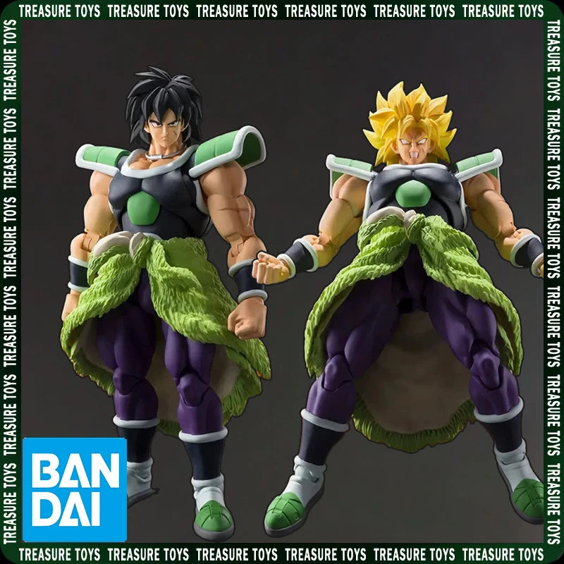 Reissue Bandai S.H.Figuarts BROLY -SUPER- Action Figures Dragon Ball Super Saiyan Anime Figure Plastic Toys Free Gift