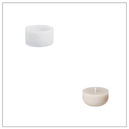 Christmas Twinkle Bauble Candle Jar Silicone Molds for Concrete Jesmonite Cement Reusable Candle Refill Mould DIY Xmas Gifts