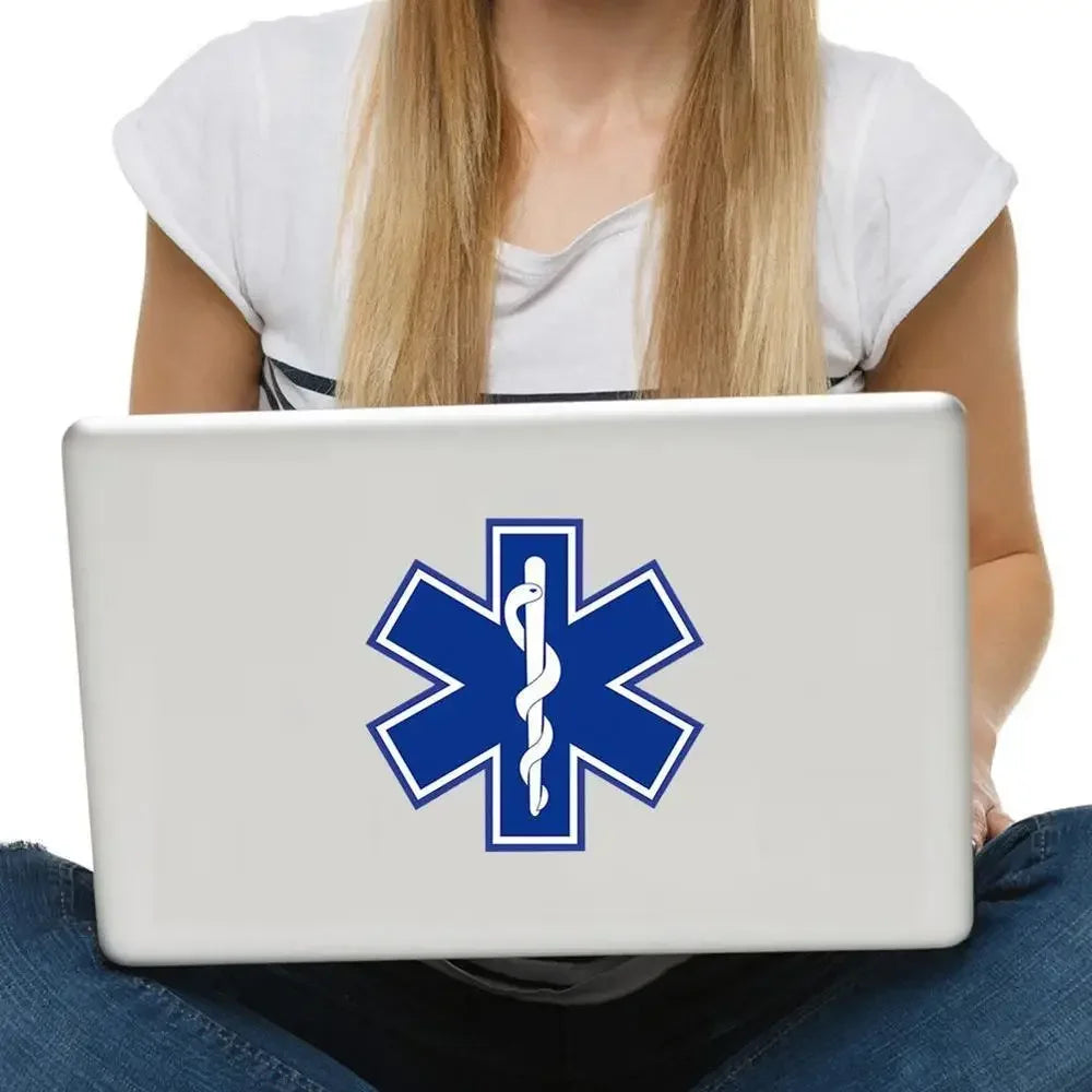 Car Stickers Amusing STAR OF LIFE Car Sticker Reflective The Tail of The Car Decal Decorative Accessories Creative Sunscreen