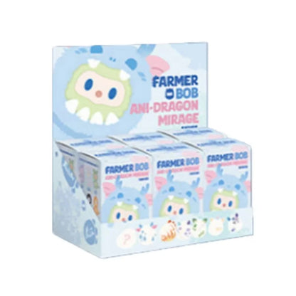 Farmer Bob Ani Dragon Mirage Series Plush Blind Box Caixa Caja Cute Dolls Girls Boys Gift Mystery Box Bag Pendant