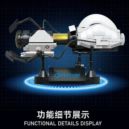 2026 New Creative High-Tech Portal Gun Building Blocks Game Transfer Gun Model Portal Science Educational Assembly Toys Boy Gift