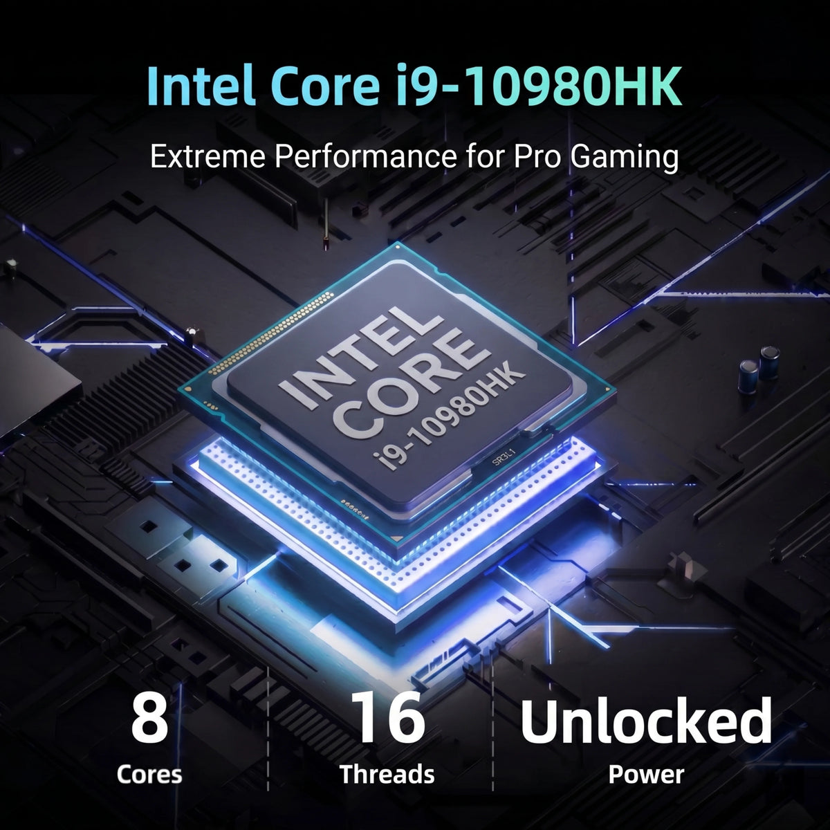 2026 New Intel Core I9 10980HK Mini PC Windows 11 Pro 32GB+2TB Ultra Compact Silent Desktop Computer Dual HDMI Business Office