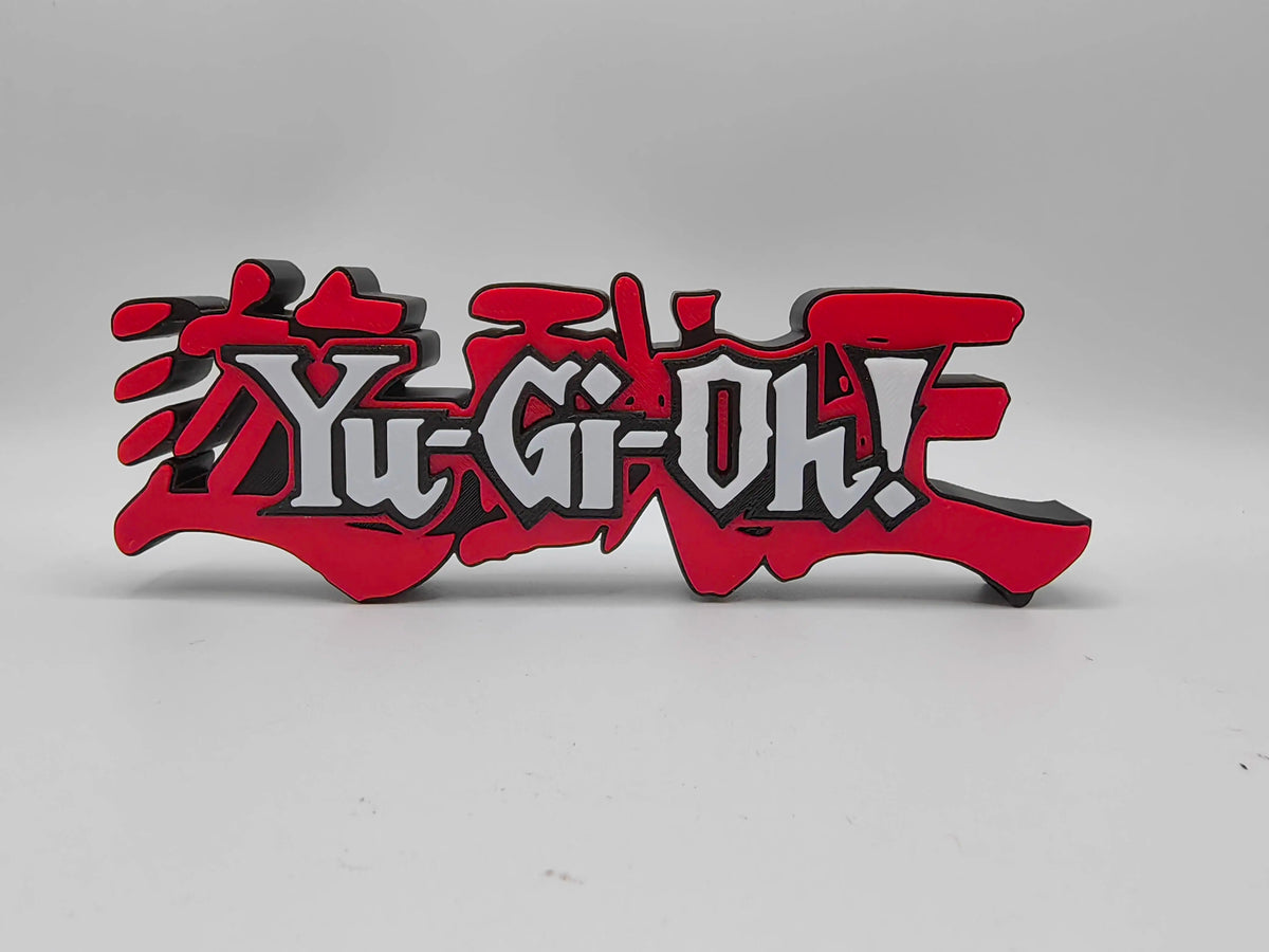 Yu-Gi-Oh! Digital Monster Kotobukiya Logo Decoration Three-Dimensional Font Standing Sign Ornament