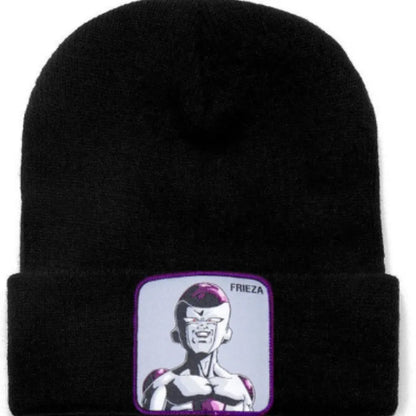 Anime Cartoon Dragon Ball Women Men Knitted Warm Winter Hats For Women Men Solid Hip-hop Casual Cuffed Beanies Bonnet