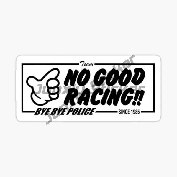 PVC No Good Classic Hand Creative Stickers for Car Motorcycle Truck Laptop Window Off-road Racing Helmet Camper Decal