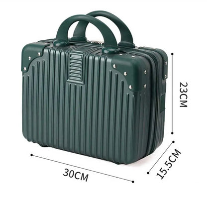 Hot Sales 14 inch Travel Suitcase Mini Travel Cosmetic Box Organizer Hand Makeup Case For Women