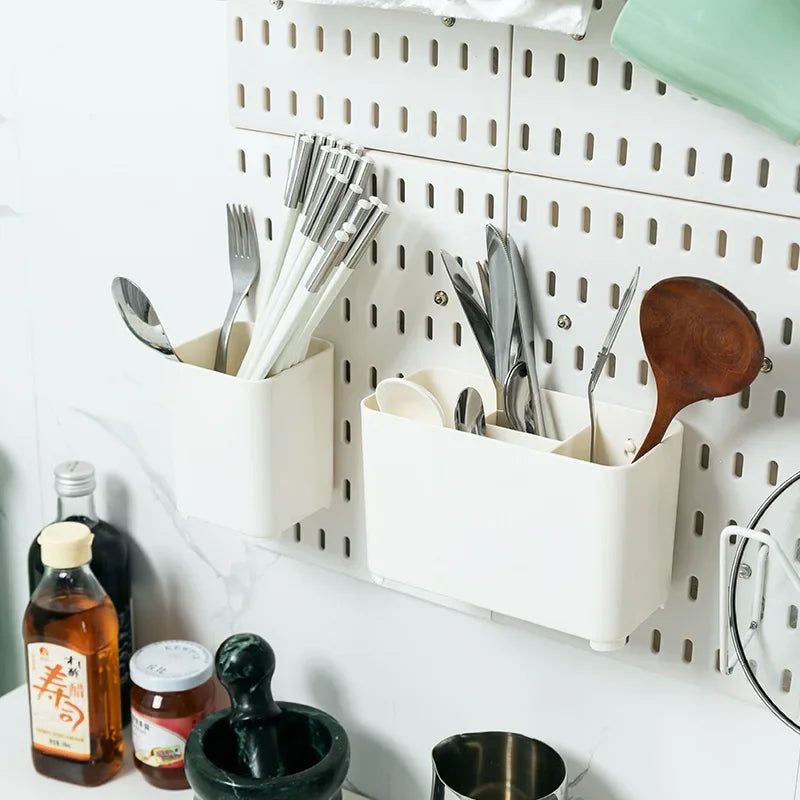 DIY Pegboard Accessories No Punching Kitchen Organization Shelf Storage Box Hooks Wall Organizer Crafts For Garage Room