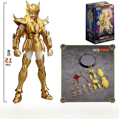 BLOKEES Original Gold Saint Seiya Cancer Deathmask Dragon Shiryu Capricorn Shura High-Detailed Anime Statue Action Figure Model