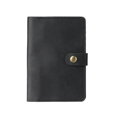 Leather Notebooks Cover for Field Notes, Journal Notepads with Pen Holder for Moleskine Cahier Pocket Notebook (3.5'' x 5.5'')