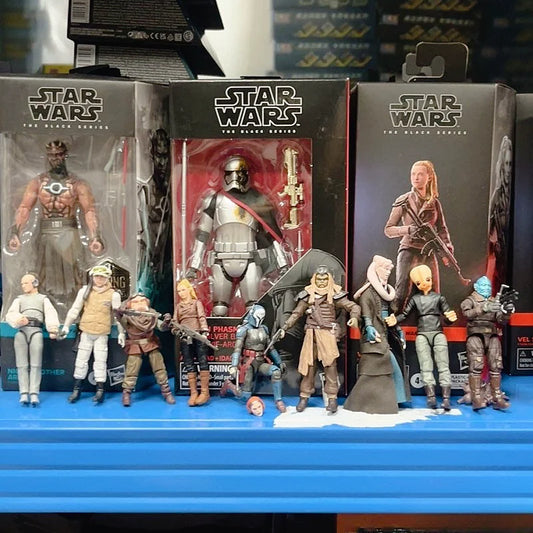 New Original Hasbro Star Wars The Series 6inch Mace Windu Darth Vader Collectible Action Figure Toy For Children Christmas Gifts