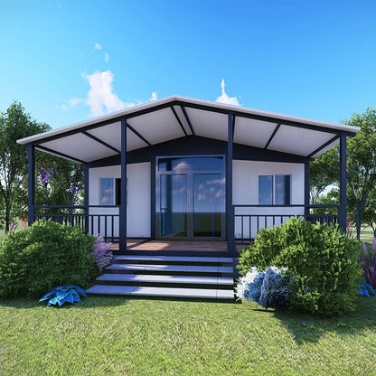 Customized Prefabricated Foldable Container Home: Weatherproof & Wind-Resistant Design Construction Site Foldable Dormitory