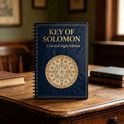 Solomon's Key of Solomon Seal Manual Complete Guide Books Magic Amulet Occult Witchcraft Spiritual Book for Meditation