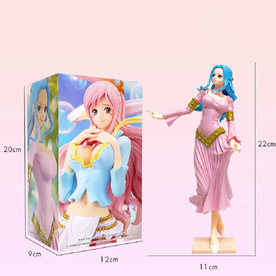 One Piece Anime Figure Nami Shirahoshi Nico Robin Nefertari D Vivi Action Model Pvc Statue Desktop Ornament Collection Toys Gift