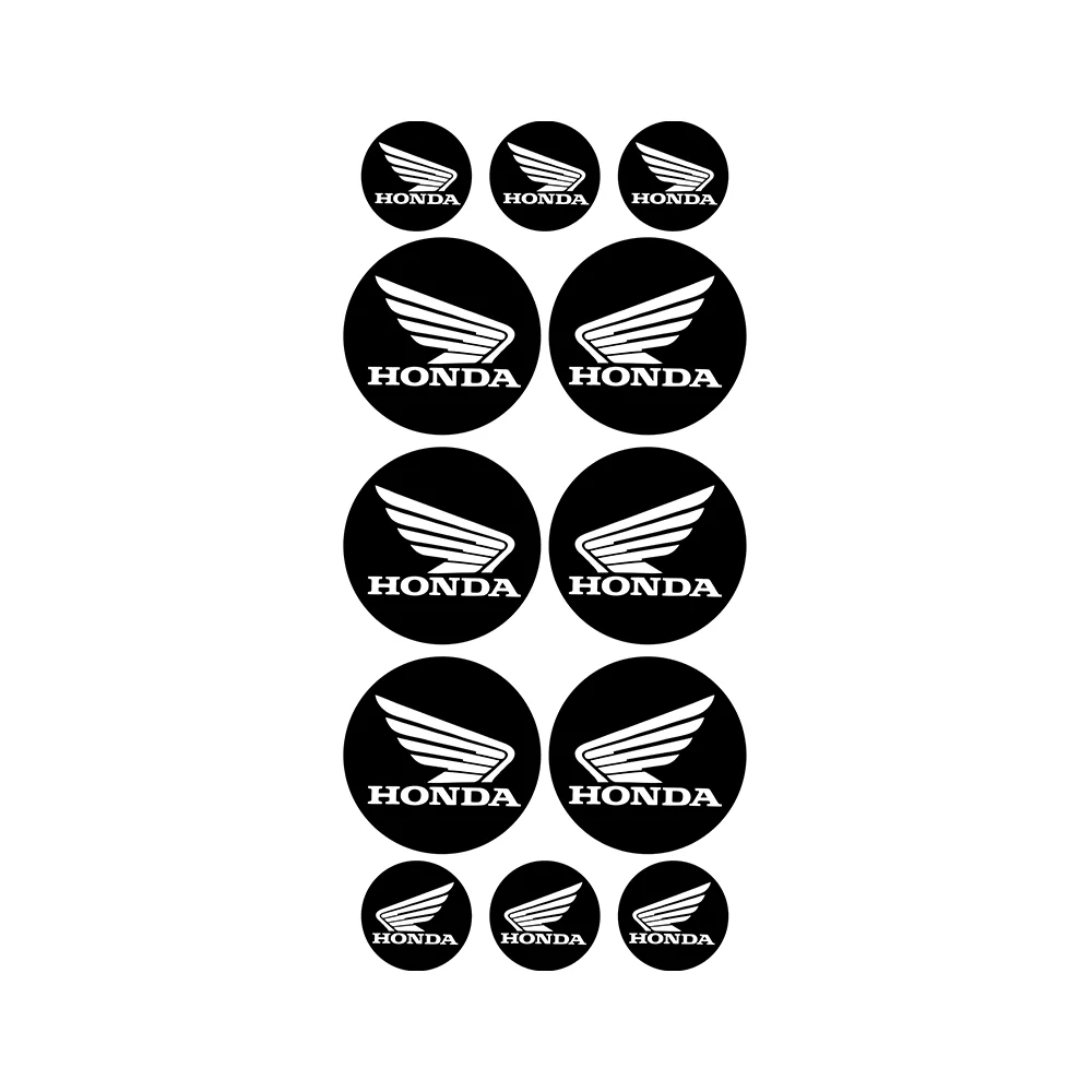 Universal 3D Motorcycle Car Wings Reflective Waterproof Soft Adhesive Sticker for Moto Racing Decorative Car Wing Decal