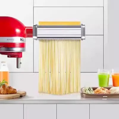 Free Shipping KitchenAid KSMPRA Stand Mixer Attachment Pasta Roller & Cutter, Stainless Steel