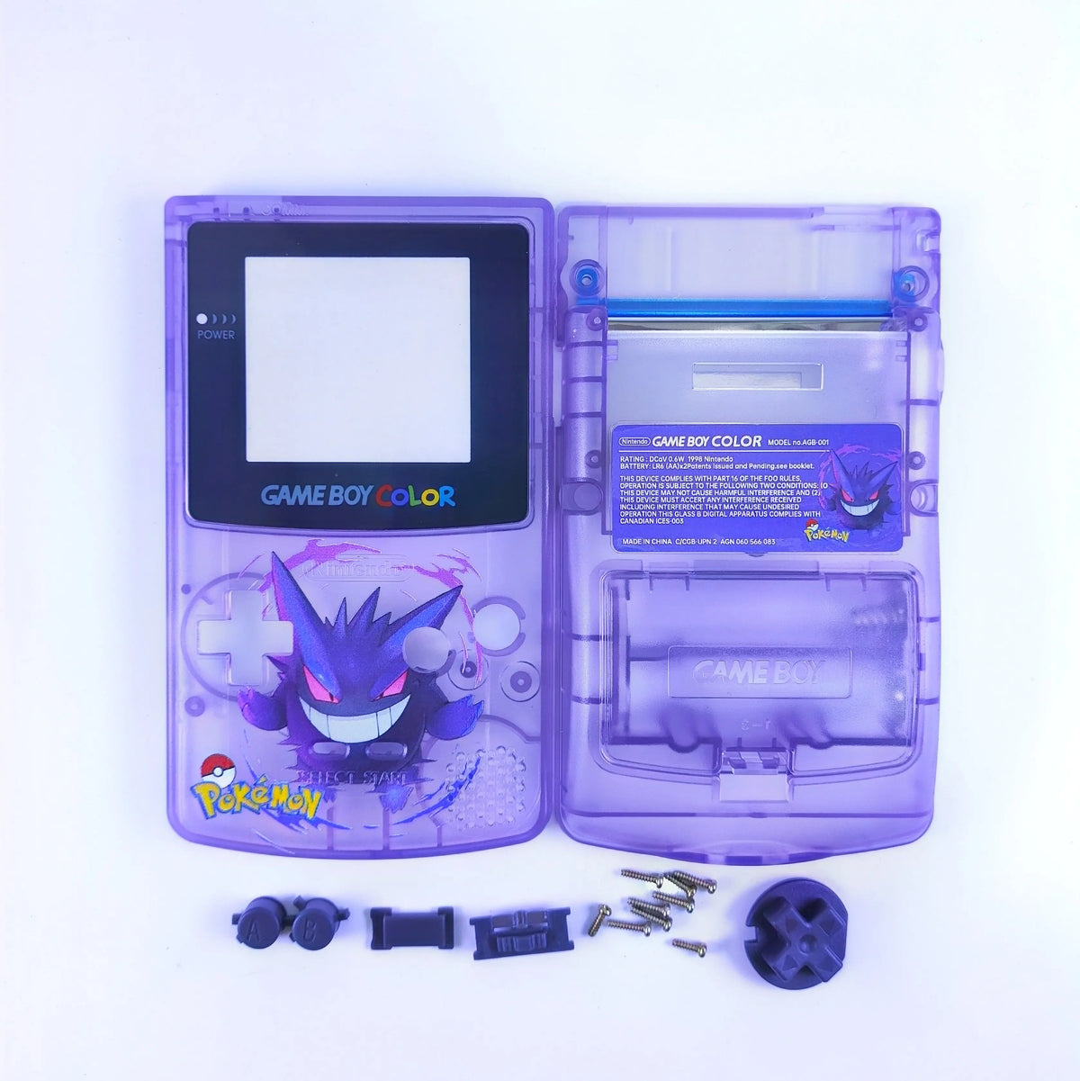 Gameboy Color Shell Gbc Shells Pok É Mon Theme Limited Edition Replacement Shells Game Periphery Accessories Boy Holiday Gifts