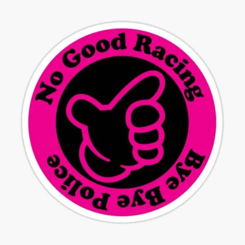 PVC No Good Classic Hand Creative Stickers for Car Motorcycle Truck Laptop Window Off-road Racing Helmet Camper Decal